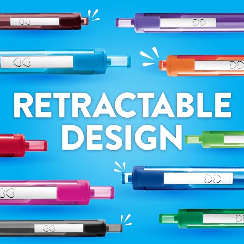 Paper Mate InkJoy 300RT Retractable Ballpoint Pens, Medium Point, Black, 12 Count - Image 5
