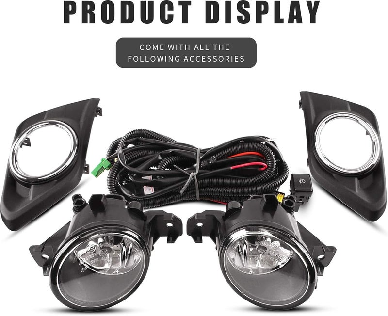 DLAA Fog Lights for Nissan Rogue/X-Trail 2014-2016 - Image 2