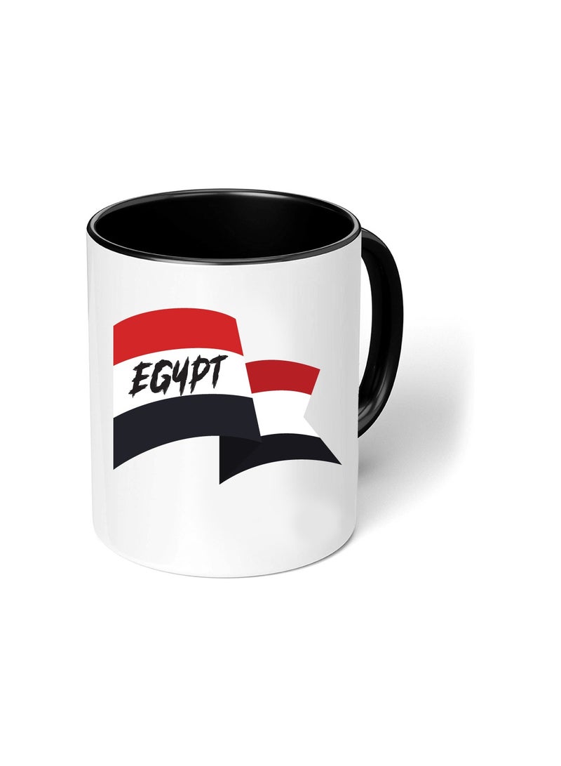 كوب قهوة أسود لليوم الوطني المصري - هدية لكل مصري - مثالي لعيد الاستقلال المصري - 11 أونصة - Image 1