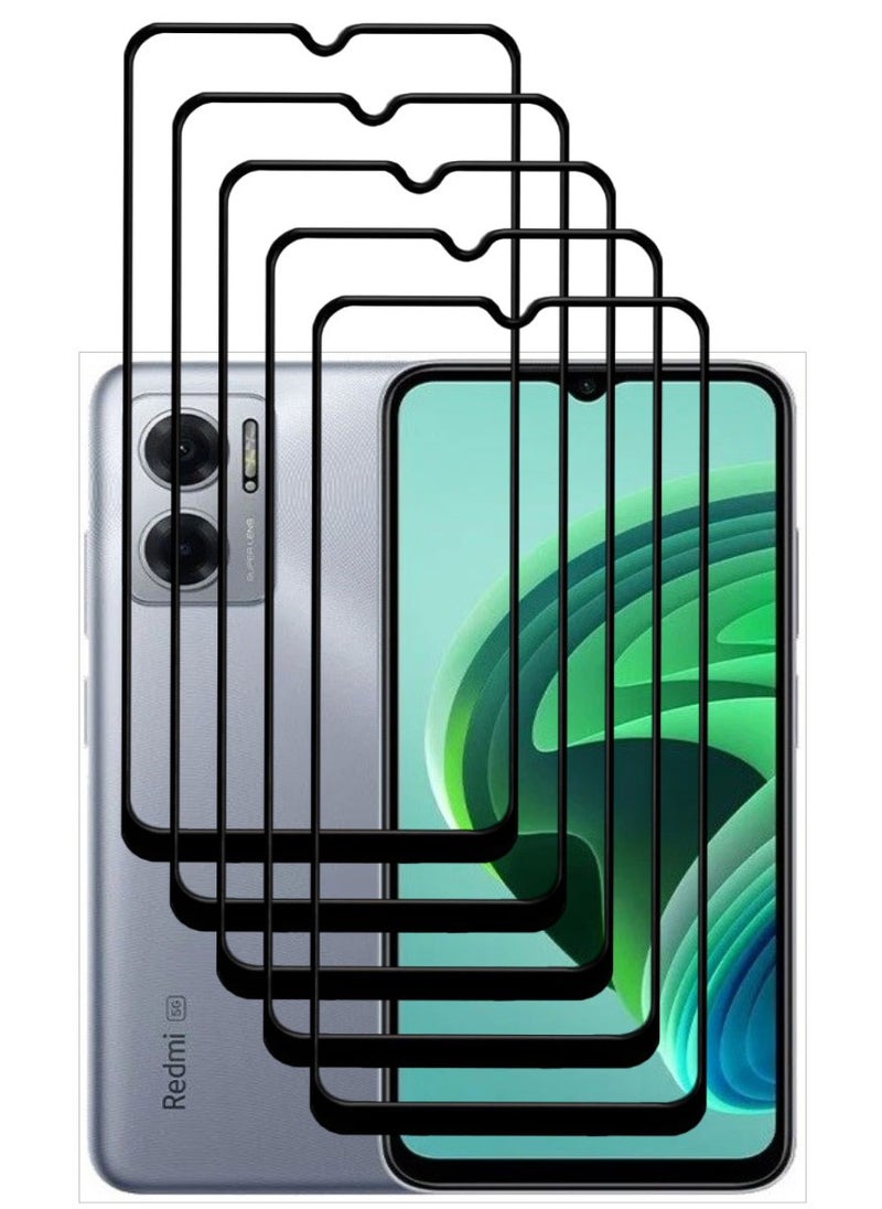 ACLIX 5 Pieces Antistatic ESD Dustproof Premium Quality High Definition Tempered Glass Screen Protector Designed For Xiaomi Redmi Note 11E - Image 1