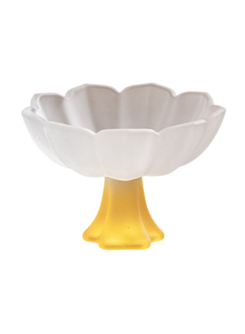 2-Pack of Glazed Pastel High-Footed Cups, High-Footed Tea Cups, Tea Tasting Cups, Scented Cups, Rice Wine And Shochu Cups, Light Luxury And High-Value Host Cups (Yellow+Blue)  - Image 2