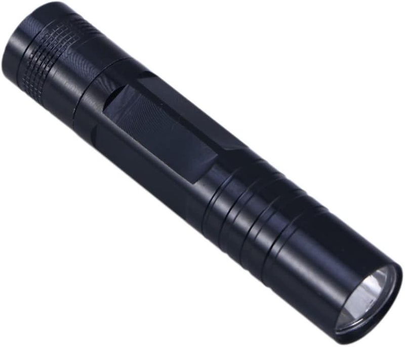 Artibetter Black Aluminum Alloy LED Keychain Flashlight For Outdoor Camping Hiking - Image 2