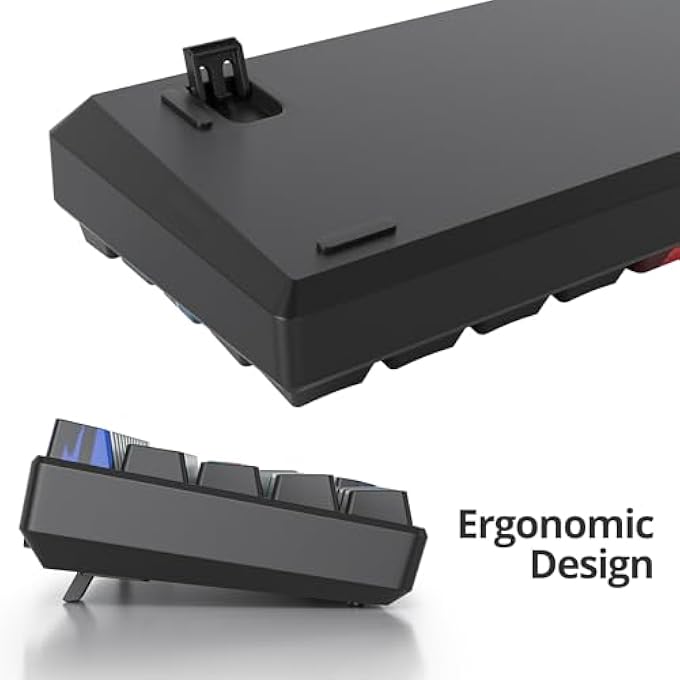 rayihni 60% MECHANICAL GAMER KEYBOARD,MECHANICAL KEYBOARD WIRED LED BACKLIT KEYBOARD,QWERTY AMERICAN LAYOUT FOR PC/WINDOWS - Image 3