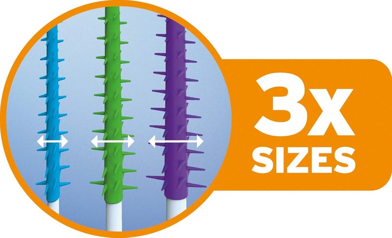 Wisdom Clean Between Fine Blue Brushes Pack of 2 Total 40 - Image 3