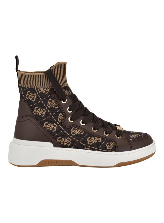 GUESS حذاء رياضي نسائي من غيس، بني متوسط بشعار 213، 42 EU - Image 5