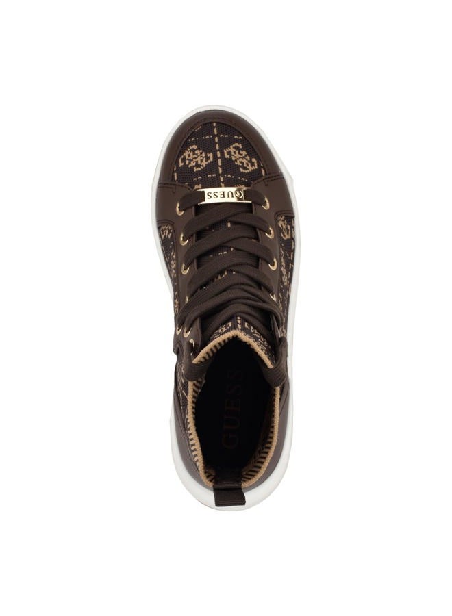 GUESS حذاء رياضي نسائي من غيس، بني متوسط بشعار 213، 42 EU - Image 2