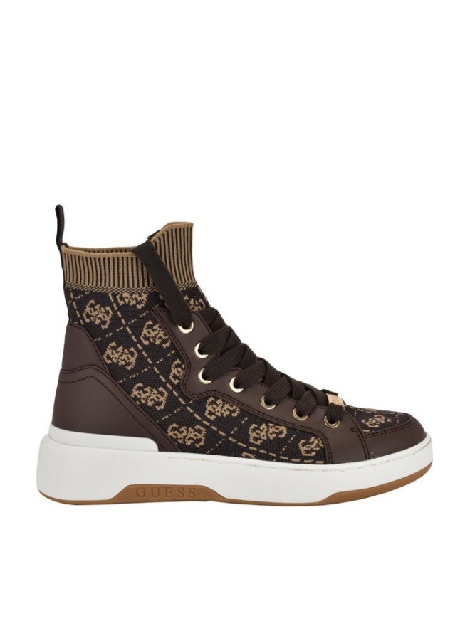 GUESS حذاء رياضي نسائي من غيس، بني متوسط بشعار 213، 42 EU - Image 1