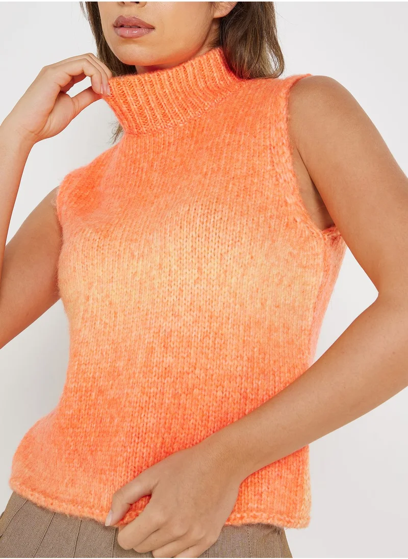ONLY High Neck Color Block Sweater