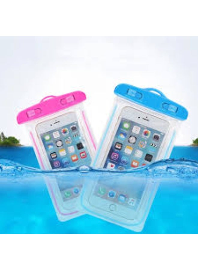 Mobile Waterproof Case with Touchscreen Functionality – Universal Waterproof Pouch with Neck Strap & Cellphone Dry Bag for Drift, Diving, Swimming – Waterproof Cell Phone Case Bag Fits All Smart Cellphones Up to 7” – Floating, Beach & Outdoor Water Protection