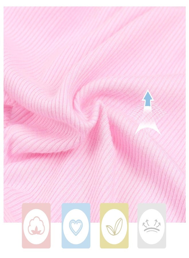 Billion Xin 5-Pack Infant Baby Girls Ruffle Diaper Cover Elastic Bloomer Toddler Girl's Cotton Shorts Toddler Underwear Multicolor - Image 5