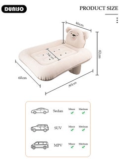 DUNISO Inflatable Toddler Travel Bed, Portable Airplane Baby Travel Bed,Inflatable Airplane Bed for Kids, Baby Travel Airplane Bed, Kids Airplane Bed, Hand Pump, Seat Belt and Carry Bag Included  - Image 4