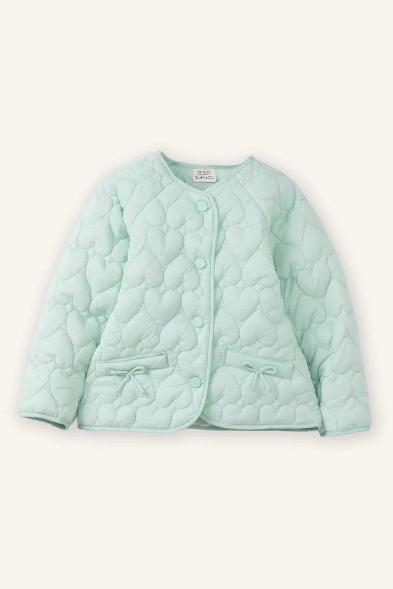 ديفاكتو Baby Girl Crew Neck Jacket