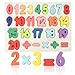 Kairsya Number Puzzle Montessori Wooden Puzzles for Toddlers 35 Shape Learning Toy Number Blocks for Kids Preschool Educational Gift - Image 2