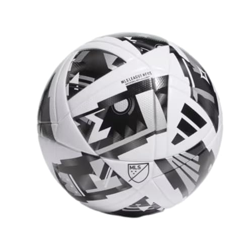 adidas MLS League Soccer Ball, Black/Gold Metallic/White, Small, 5 - Image 2