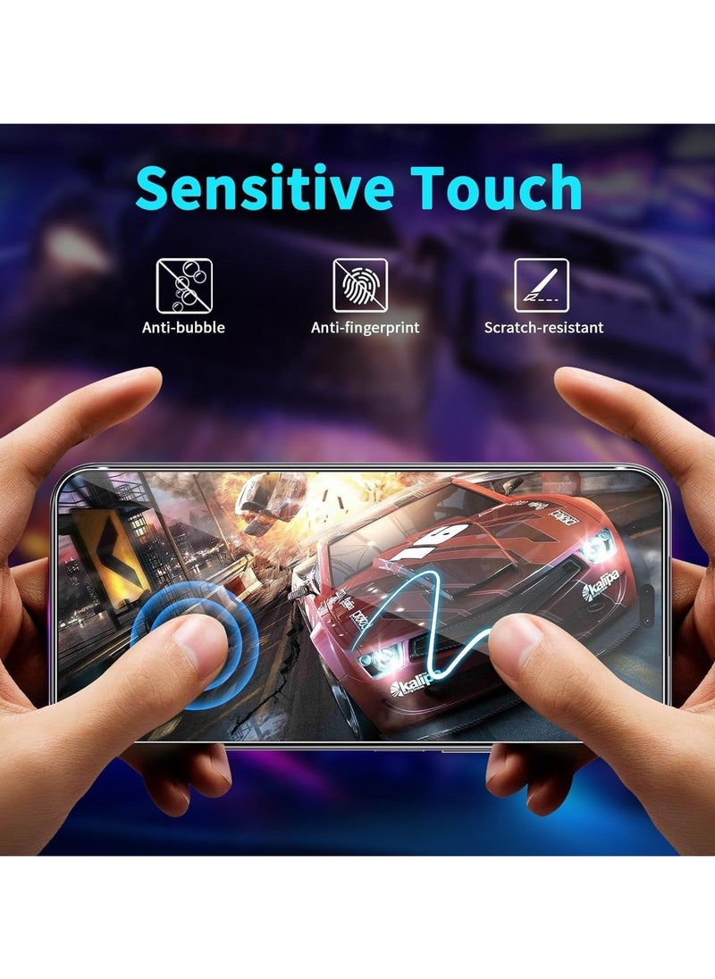 General - [2 Pack] Tempered Glass for Motorola Edge 50 Fusion 5G Screen Protector, 9H Hardness HD Full Coverage Clear Scratch Resistant Bubble Free Fingerprint Resistant - Image 1
