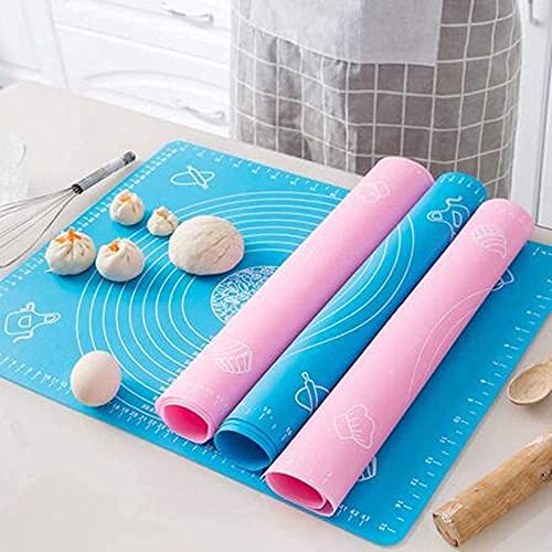 ARIDAM 1pc Food-Grade Non-Stick Silicone Baking Mat with Precision Scales Foldable & Durable for Home Baking, Pizza Dough, Camping, Kitchen Use Reusable, Easy Cleanup, Perfect Baking Mat Non Stick - Image 5