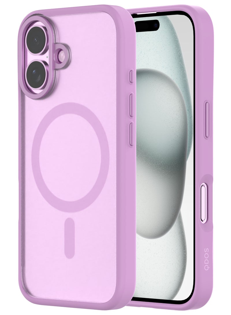 كيودوس جراب TOUCH PURE SNAP، مصمم خصيصًا لهاتف iPhone 16، باللون الوردي، يوفر تصميمًا مزدوج المواد فائق النحافة متوافقًا مع MagSafe مع حماية من السقوط من ارتفاع 3 أمتار بدرجة عسكرية، مما يمزج بين الأناقة والعملية - Image 1