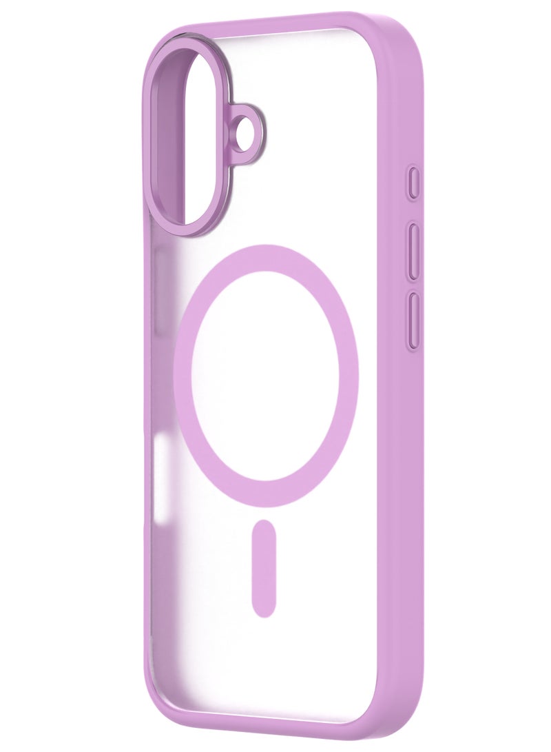 كيودوس جراب TOUCH PURE SNAP، مصمم خصيصًا لهاتف iPhone 16، باللون الوردي، يوفر تصميمًا مزدوج المواد فائق النحافة متوافقًا مع MagSafe مع حماية من السقوط من ارتفاع 3 أمتار بدرجة عسكرية، مما يمزج بين الأناقة والعملية - Image 5