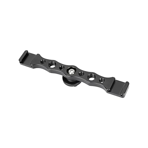 SZRIG Double End Shoe Mount Support Rail with 1/4" & 3/8" Thread Holes for Photo Studio - Image 4