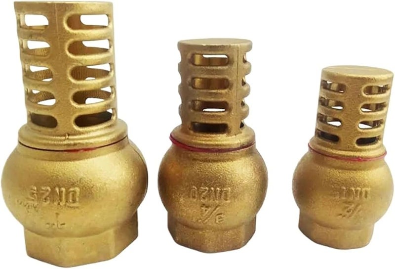 Brass BSPP Female Bottom Check Valve DN25 Size For Water Pump Oil Well Filter - Image 2