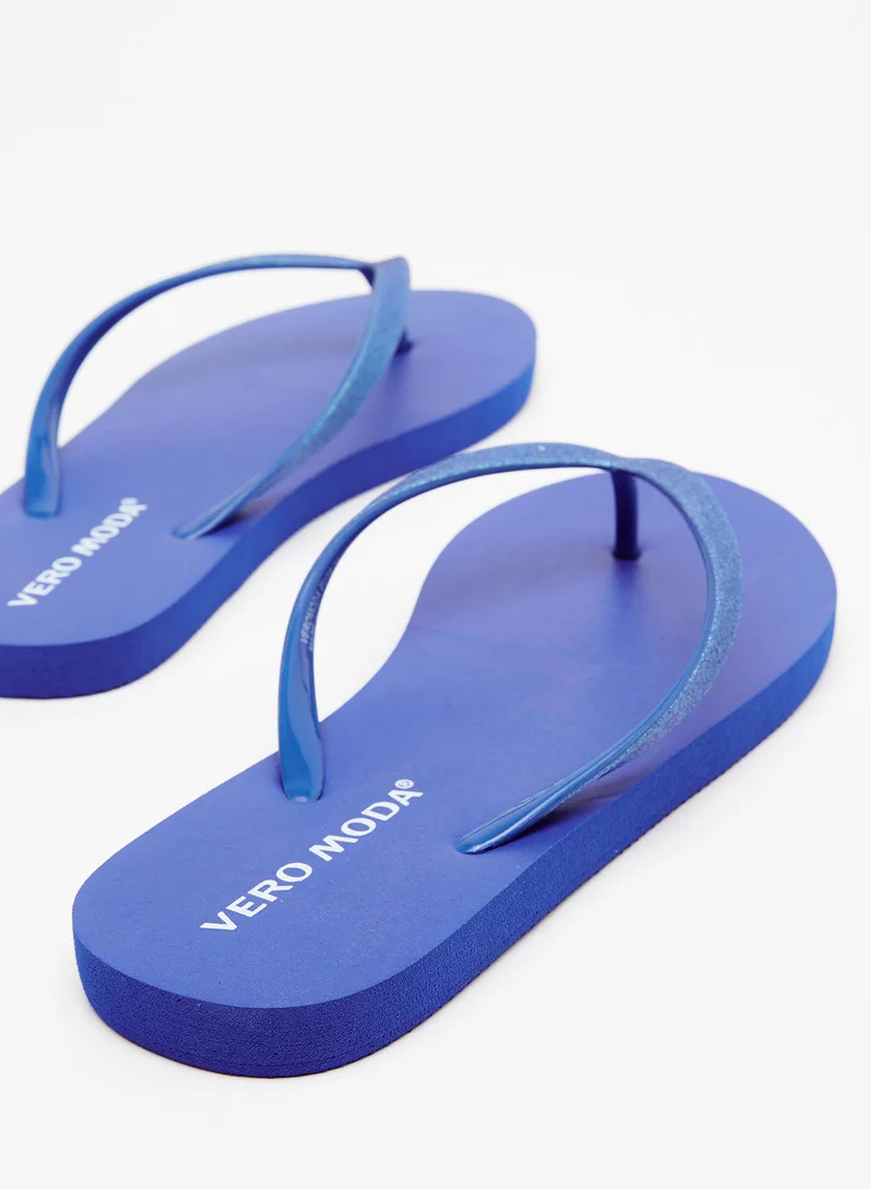 VERO MODA Glitter Flip Flops