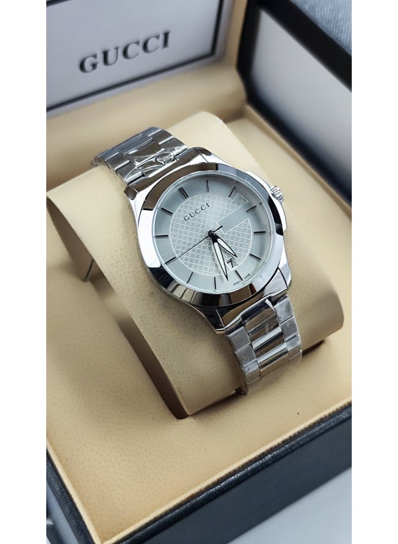 غوتشي ساعات جوتشي  فاخره جديد استل استيل اخر اصداااار فااااااخردرجه اولى