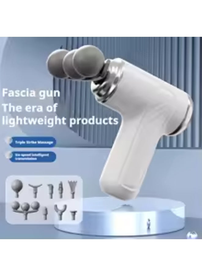 إيفا مسدس مساج بثلاثة رؤوس متعدد الوظائف مع مستويات متعددة لتدليك الاهتزاز للتأثير العميق ومدلك استرخاء العضلات - Image 2