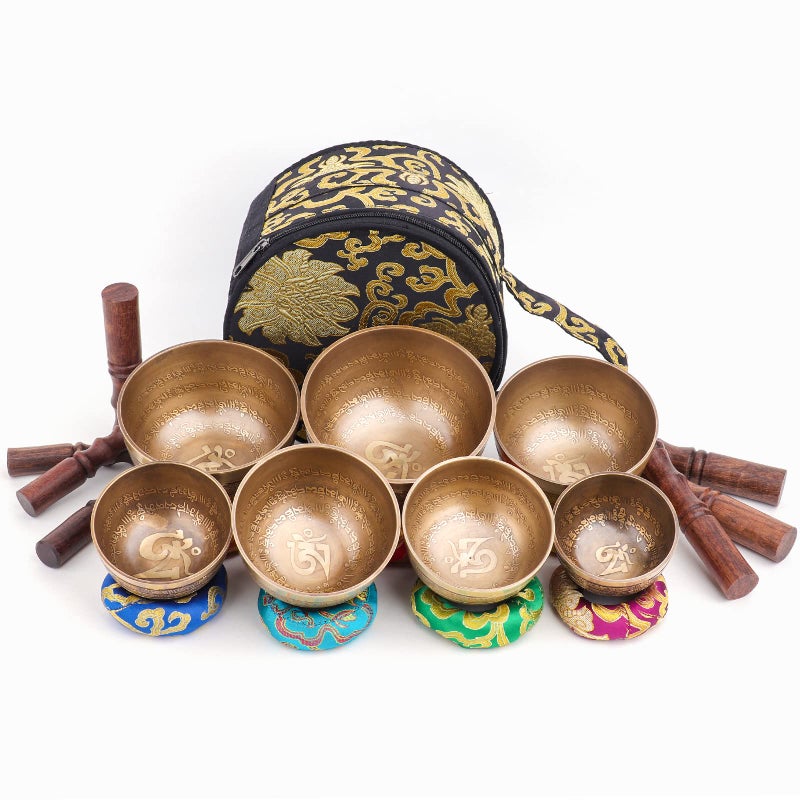 Hihealer Tibetan Singing Bowl Accessories Silk Ring Cushions Handmade in Nepal Round Cushion for Sound Bowls Meditation Accessories  - Image 4