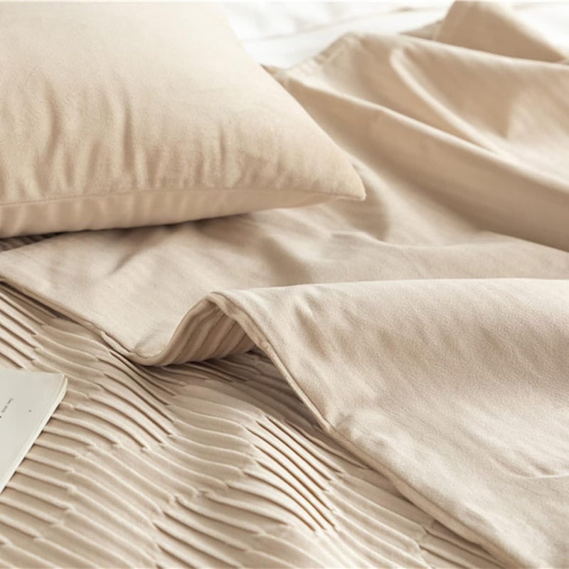oiakus Solid Color Bed Scarf, Velvet Bed Runner, Modern Wave Pattern Bed Flag, Bed Scarf Runner Bedding Scarves Hotel Bedroom Reversible Double Use Bedding Bed Towel - Image 5
