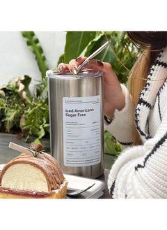 ShebSheb Stainless Steel Coffee Mug with Lid and Straw, Insulated Tumbler Coffee Cup,Vacuum Double Layer Tea Cup for Office Home Travel Coffee Milk Tea Latte  - Image 5