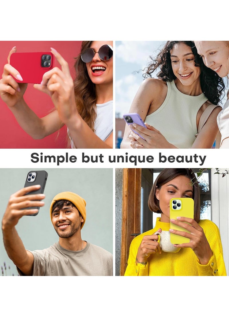 iPhone 12 Pro Max Case Liquid Silicone Anti Scratch Anti Fingerprint Soft Silky Touch Shockproof Protective Cover for Apple iPhone 12 Pro Max  - Image 5