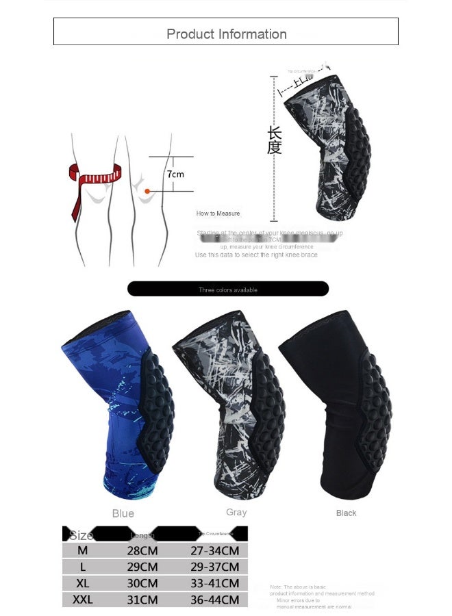 NIBEMINENT Professional Shock-Absorbing Basketball Knee Pads - Safeguard Your Game - Image 2