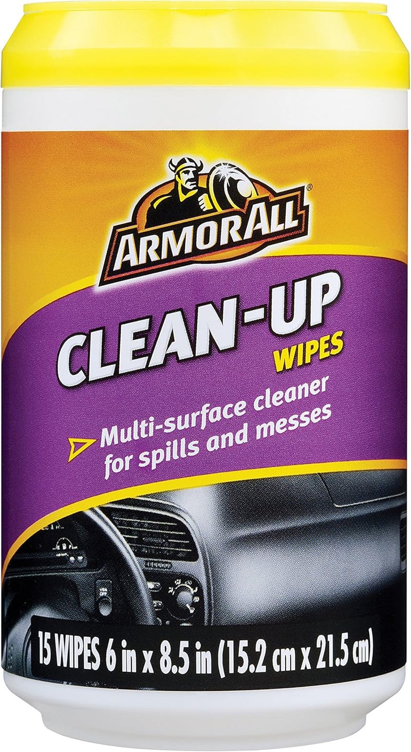 Armor All Clean-Up Wipes - Multi-Surface Cleaner (15 Count)