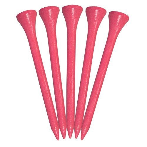 PRIDE GOLF TEE unisex adult 100 Count Bag Golf Tees, Citrus Pink, Count US - Image 3
