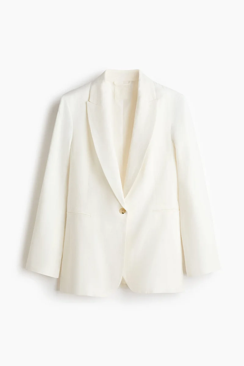 H&M Linen-blend blazer