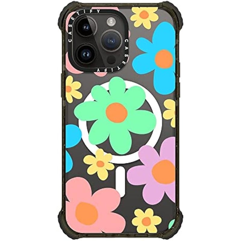 كاستيفي Casetify Ultra Impact iPhone 14 Pro Max Case 【5X Military Grade Drop Tested / 11.5ft Drop Protection/Compatible with Magsafe】 - Aries Moross- Sticker - Glossy Black - Image 3