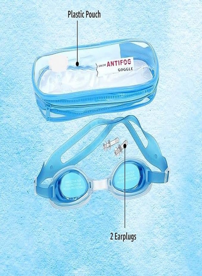 First Choice نظارات رياضية أنيقة من فيرست تشويس للرجال والنساء، مزودة بحماية من الأشعة فوق البنفسجية ومضادة للضباب، مع سدادات أذن، ونظارات سباحة. - Image 5