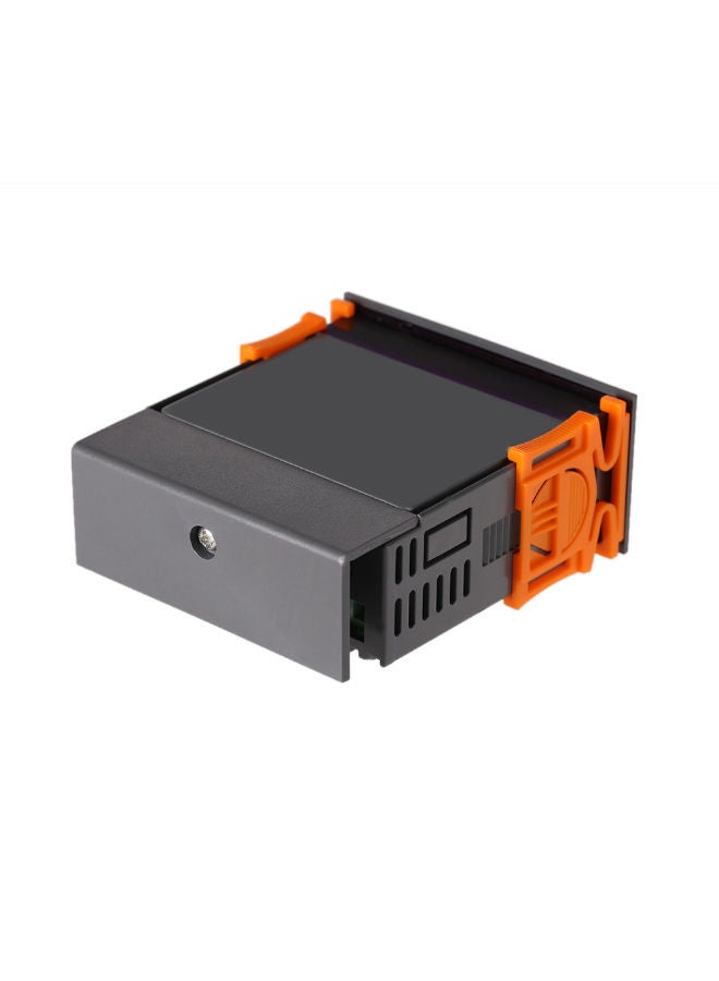 NIBEMINENT 2-Relay LED Digital Temperature Controller Thermostast With NTC Sensor Alarm Grey/Orange - Image 2