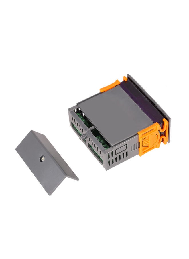 NIBEMINENT 2-Relay LED Digital Temperature Controller Thermostast With NTC Sensor Alarm Grey/Orange - Image 4