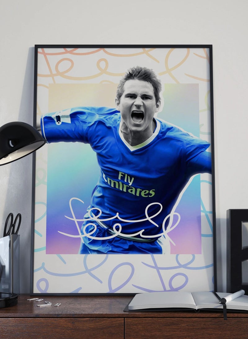 Boomah Accessories Frank Lampard Chelsea Poster With Frame 30x40 cm