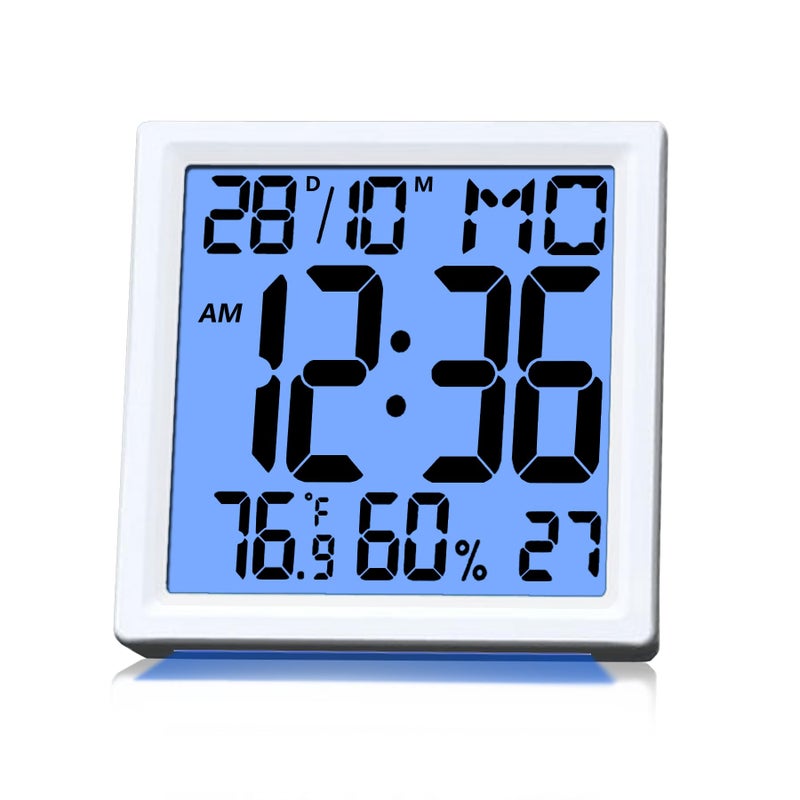 Timloon - Digital Alarm Clock for Bedroom, Large Number Display with Backlight, Alarm, Temperature and Humidity, 12/24H, Snooze, ℃/℉ Switching - Image 1