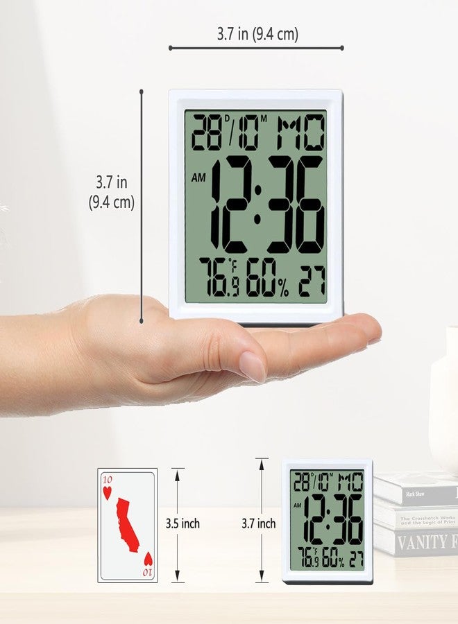 Timloon - Digital Alarm Clock for Bedroom, Large Number Display with Backlight, Alarm, Temperature and Humidity, 12/24H, Snooze, ℃/℉ Switching - Image 5