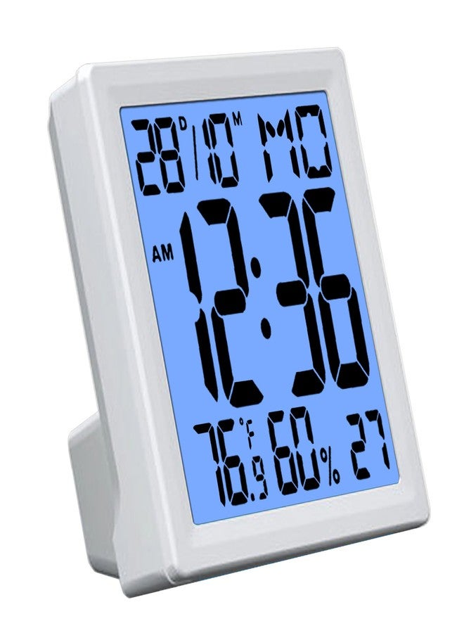 Timloon - Digital Alarm Clock for Bedroom, Large Number Display with Backlight, Alarm, Temperature and Humidity, 12/24H, Snooze, ℃/℉ Switching - Image 2