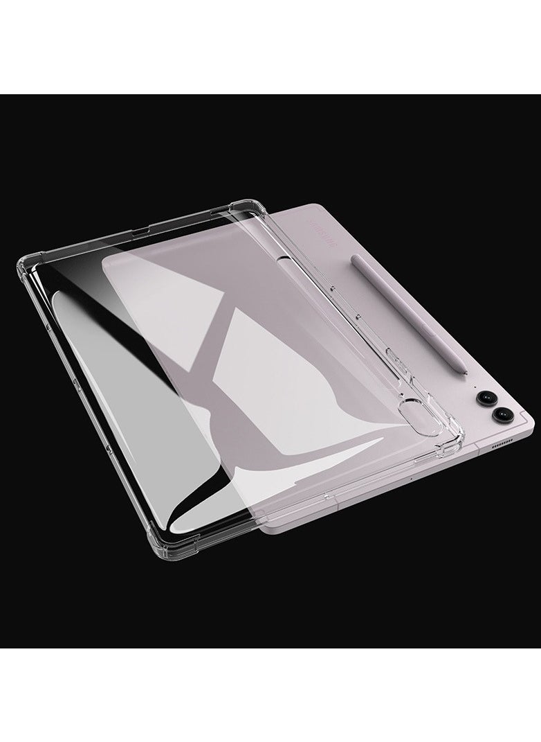Youque - Samsung Galaxy Tab S9 FE Plus 12.4-inch Case Clear, Soft TPU Ultra-Thin Cover, Full Coverage Corner Air-Cushion Shockproof Samsung Galaxy Tab S9 FE Plus - Image 1