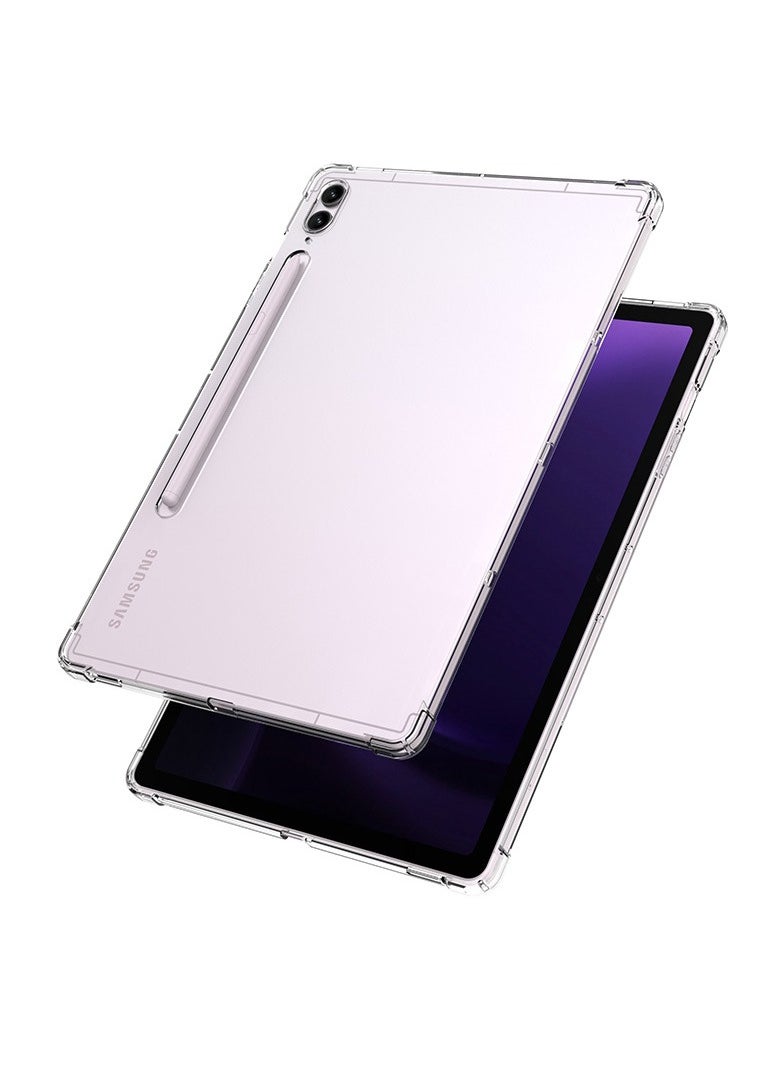 Youque - Samsung Galaxy Tab S9 FE Plus 12.4-inch Case Clear, Soft TPU Ultra-Thin Cover, Full Coverage Corner Air-Cushion Shockproof Samsung Galaxy Tab S9 FE Plus - Image 1