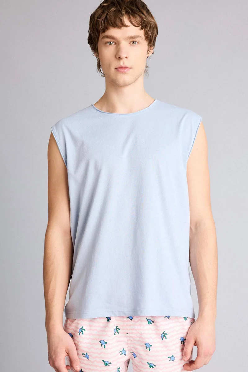 ديفاكتو 100% Cotton Boxy Fit Tank Top