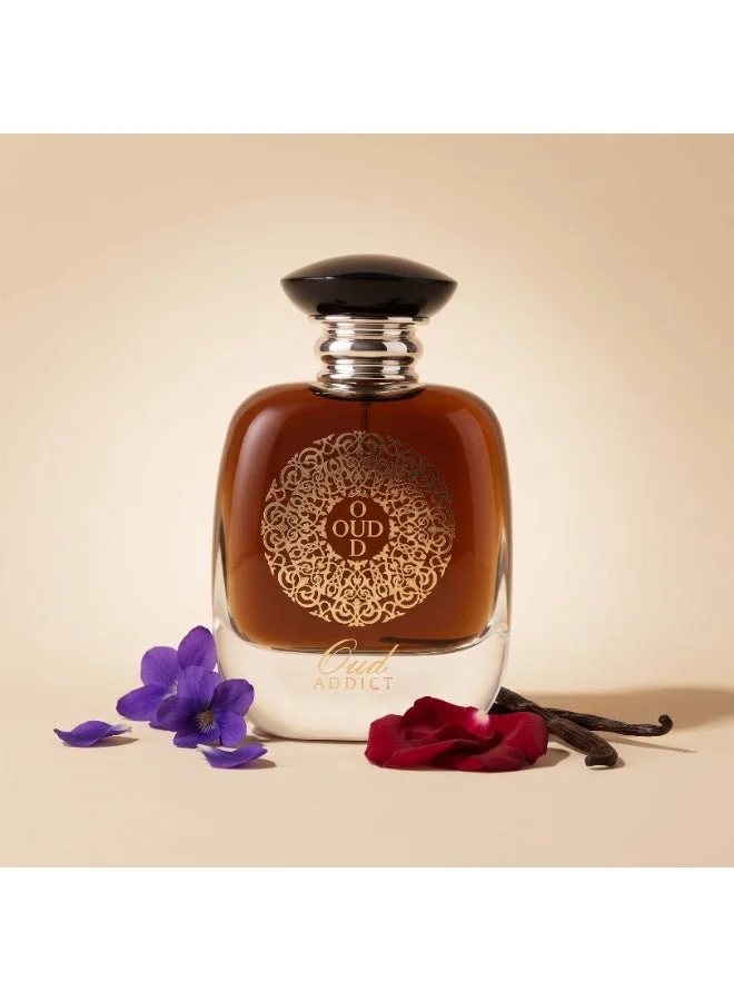 عطور ايه ام دي عطر عود أديكت من AMD Perfumes للرجال، 100 مل
