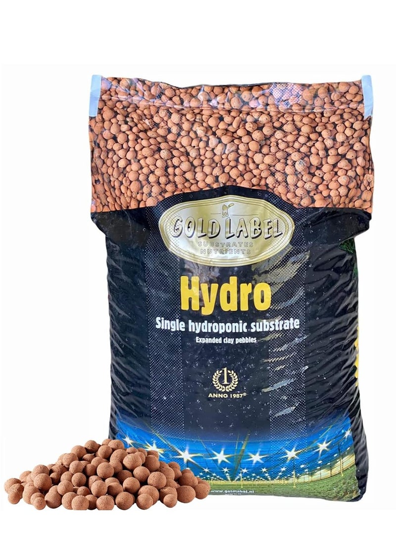 جولد ليبول الحصى الطينية الموسعة من الحجر المائي 17 كجم تنمو صخور تصريف الوسائط للنباتات المحفوظة بوعاء حوض السمك المائي ، 8-14 مم  - Image 1