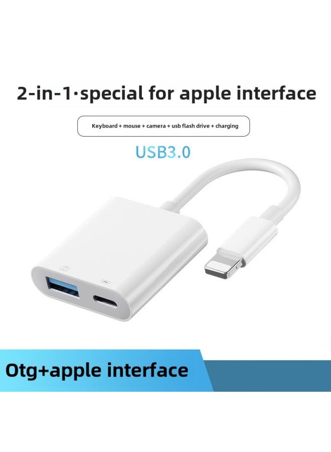 محول OTG لهاتف Apple المحمول USB 3.0 إلى محول iPad محول قرص U لنقل البيانات - المواصفات: Apple USB + الشحن - Image 2