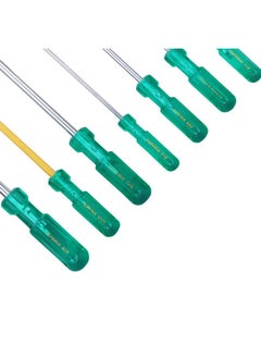 Taparia TAPARIA 1013 Hanging Pouch Screw Driver Kit (Set of 8), green & chrome, 8 screw driver 713, 922, 725, 828, 912, 712, 937, p5 861 75  - Image 2